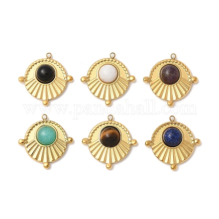 Природные каменные смешанные подвески STAS-F312-12G-1