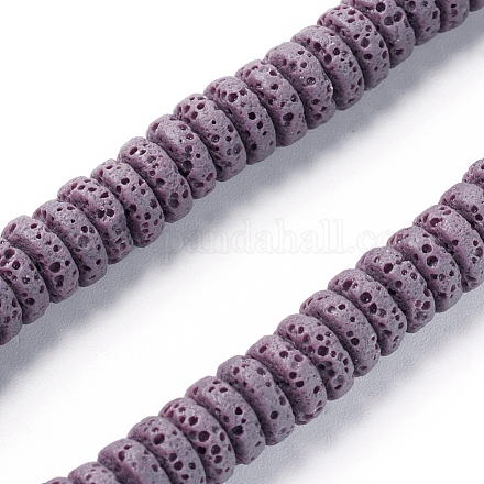 Natural Lava Rock Beads Strands G-F671-02A-15-1