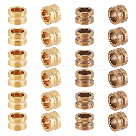 arricraft 24 Pcs Brass Beads FIND-AR0002-32-1