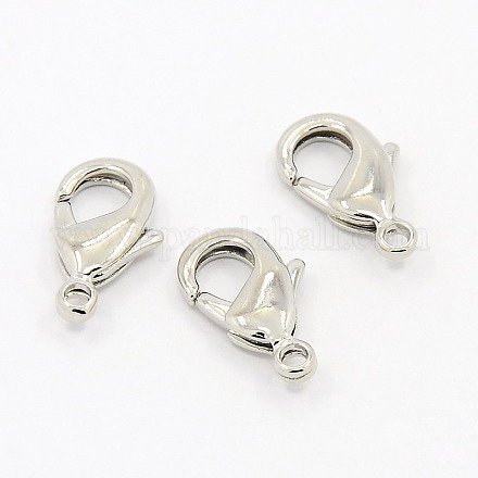 Grade AA Brass Lobster Claw Clasps for Jewelry Necklace Bracelet Making KK-M007-A-P-NR-1