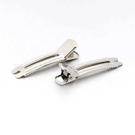 Iron Alligator Hair Clip Findings IFIN-K003-P-1