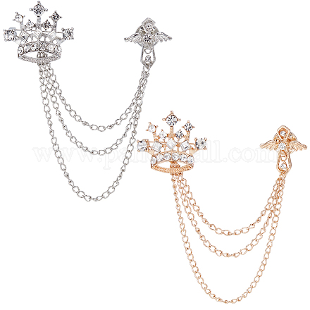 2 шт. 2 цвета мужская брошь из сплава на лацкан&nbsp;JEWB-SP0001-07-1