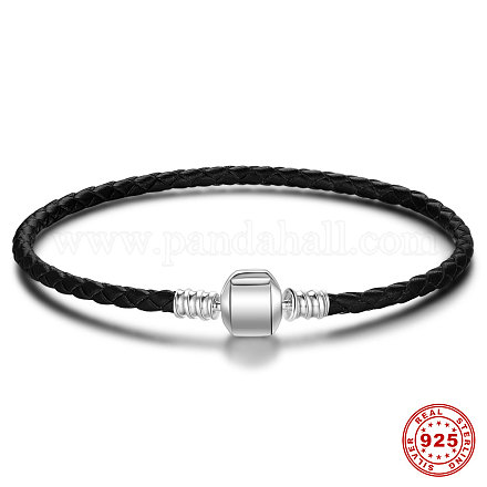 Bracelet en cuir véritable tressé style européen créations STER-T001-SA013-21-1
