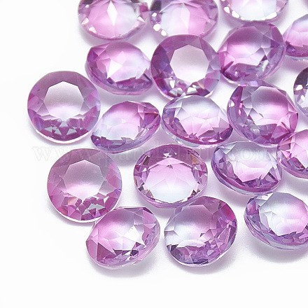 Pointed Back Glass Rhinestone Cabochons RGLA-T041-8mm-003TO-1