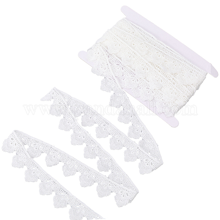 15 ярд молочного волокна с вышивкой и цветочным кружевом OCOR-CY0001-55-1