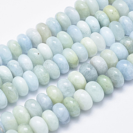 Chapelets de perles en aigue-marine naturelle G-K246-01-1