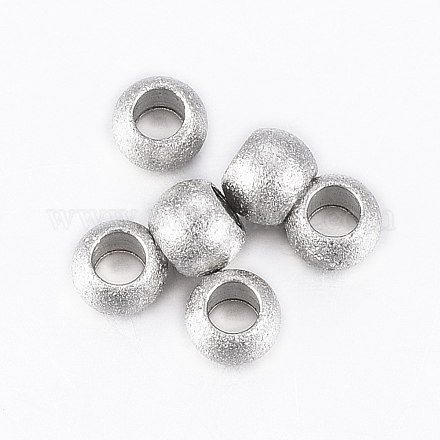 Perles texturées en 202 acier inoxydable X-STAS-K154-A-72P-1