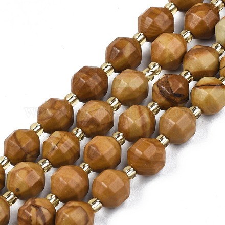 Natürliches Bild Jaspis Perlen Stränge G-N326-100-06-1