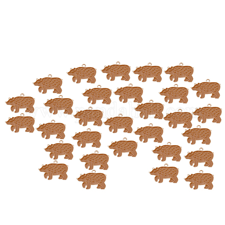 30шт позолоченные подвески из эмали из сплава ENAM-DR0001-08-1