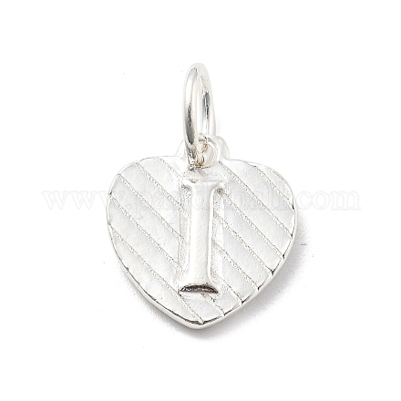 925 серебряное сердце с заглавными буквами STER-S009-13I-S-1