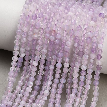 Natürliche Lavendel-Amethyst-Perlenstränge&nbsp;GG-CBA4399-A06-03-1