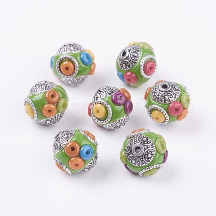 Handmade Indonesia Beads IPDL-R402-06-1