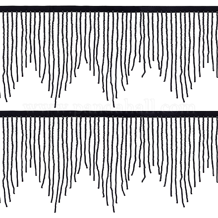 Отделка стеклянной бахромы длиной 1 ярд AJEW-PH0006-69-1