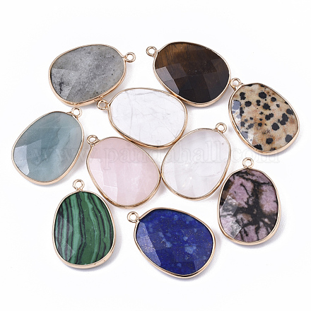 Natural & Synthetic Gemstone Pendants G-T131-08-1