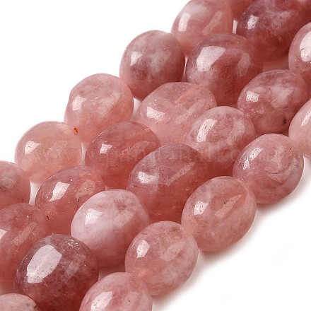 Chapelets de perles en jade de malaisie naturelle G-I283-H01-02-1