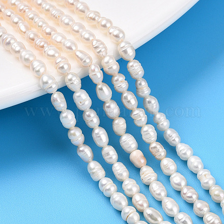 Нити из натурального культивированного пресноводного жемчуга PEAR-N012-03O-01-1