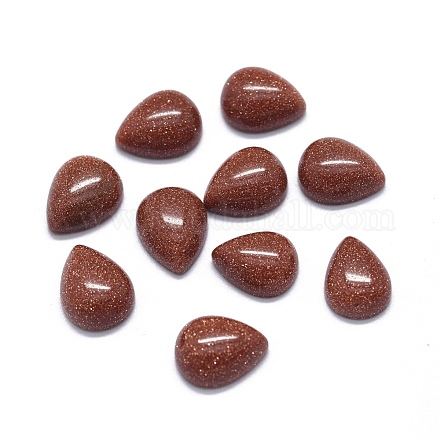 Synthetic Goldstone Cabochons G-O175-22-15-1