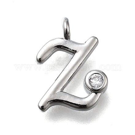 Латунные микро проложить кубического циркония подвески KK-B132-12P-Z-1