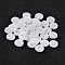2-Hole Flat Round Resin Sewing Buttons for Costume Design, White, 11.5x2mm, Hole: 1mm
