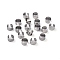Tarnish Resistant 304 Stainless Steel Ear Cuff Findings, with Hole, None Pattern, Stainless Steel Color, 10x6mm, Hole: 1mm