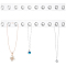Acrylic Jewelry Display Hanging Ornament, Clear, 34x3.4x2.25cm