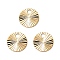 Brass Charms, Cadmium Free & Lead Free, Real 24K Gold Plated, Flat Round, 6x0.3mm, Hole: 1.2mm