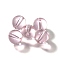 K9 Glass, Imitation Austrian Crystal Beads, Round, Pearl Pink, 7.5x8mm, Hole: 1.4mm