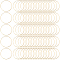 120Pcs Brass Linking Rings, Round Ring, Golden, 30x0.7~1mm