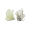Natural New Jade Carved Figurines, for Home Office Desktop Decoration, Rabbit, 11~13x23~24x17~19mm