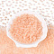 Baking Paint Glass Seed Beads, Rondelle, PeachPuff, 4~5x2mm, Hole: 1mm, about 25000 pcs/1000g