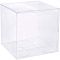 BENECREAT 10PCS Clear Wedding Favour Boxes 5.5x5.5x5.5
