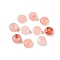 Transparent Acrylic Beads, Rondelle, Misty Rose, 9x5mm, Hole: 2mm, about 1650pcs/500g