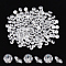 Cubic Zirconia Cabochons, Grade A, Faceted, Diamond, 4x2.5mm, 440pcs/set