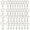 40Pcs 2 Styles Zinc Alloy Spring Gate Rings, Heart & Satr, Mixed Color, 41~44mm, 20pcs/style