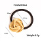 Stainless Steel Knot Hair Tie for Women, Golden, Inner Diameter: 41mm