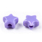 Opaque Acrylic Beads, Star, Lilac, 9x9.5x5.5mm, Hole: 2.5mm, about 2050pcs/500g