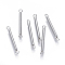 Tarnish Resistant 304 Stainless Steel Links connectors, Column, Stainless Steel Color, 25.5x2mm, Hole: 1.6mm