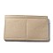 Felt Purse Organizer Insert, Felt Bag Organizer, Crossbody Bag Shaper, Tan, 22.3x12.7x0.8cm