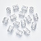 Aluminum Dreadlocks Beads Hair Decoration, Hair Coil Cuffs, Silver, 9x8mm, Hole: 7mm