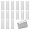 30Pcs 304 Stainless Steel Link Connectors, Rectangle, Stainless Steel Color, 50x18x1mm, Hole: 3.5mm