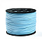 Faux Suede Cords, Faux Suede Lace, Light Sky Blue, 1/8 inch(3mm)x1.5mm, about 100yards/roll(91.44m/roll), 300 feet/roll