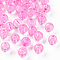Transparent Acrylic Beads, Round, Pearl Pink, 8x7mm, Hole: 2mm, about 1745pcs/500g