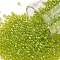 TOHO Round Seed Beads, Japanese Seed Beads, (164) Transparent AB Lime Green, 11/0, 2.2mm, Hole: 0.8mm, about 1110pcs/bottle, 10g/bottle