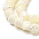 Fili di perle di conchiglia trochid naturale / trochus SHEL-F007-01-3