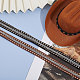 CHGCRAFT 2Pcs 2 Colors PU Leather Hat Bands DIY-CA0006-25-5