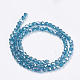 Glass Beads Strands EGLA-F120-M02-3