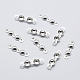 925 Sterling Silver Bead Tips Knot Covers STER-K167-002D-S-2