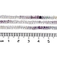 Natürlichen Fluorit Perlen Stränge G-D080-B01-5