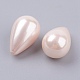 Shell Pearl Half Drilled Beads BSHE-G017-16x10mm-16-2