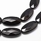 Brins de perles d'onyx noir naturel G-P161-47-40x20mm-3